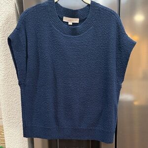 Loft cap sleeve sweater